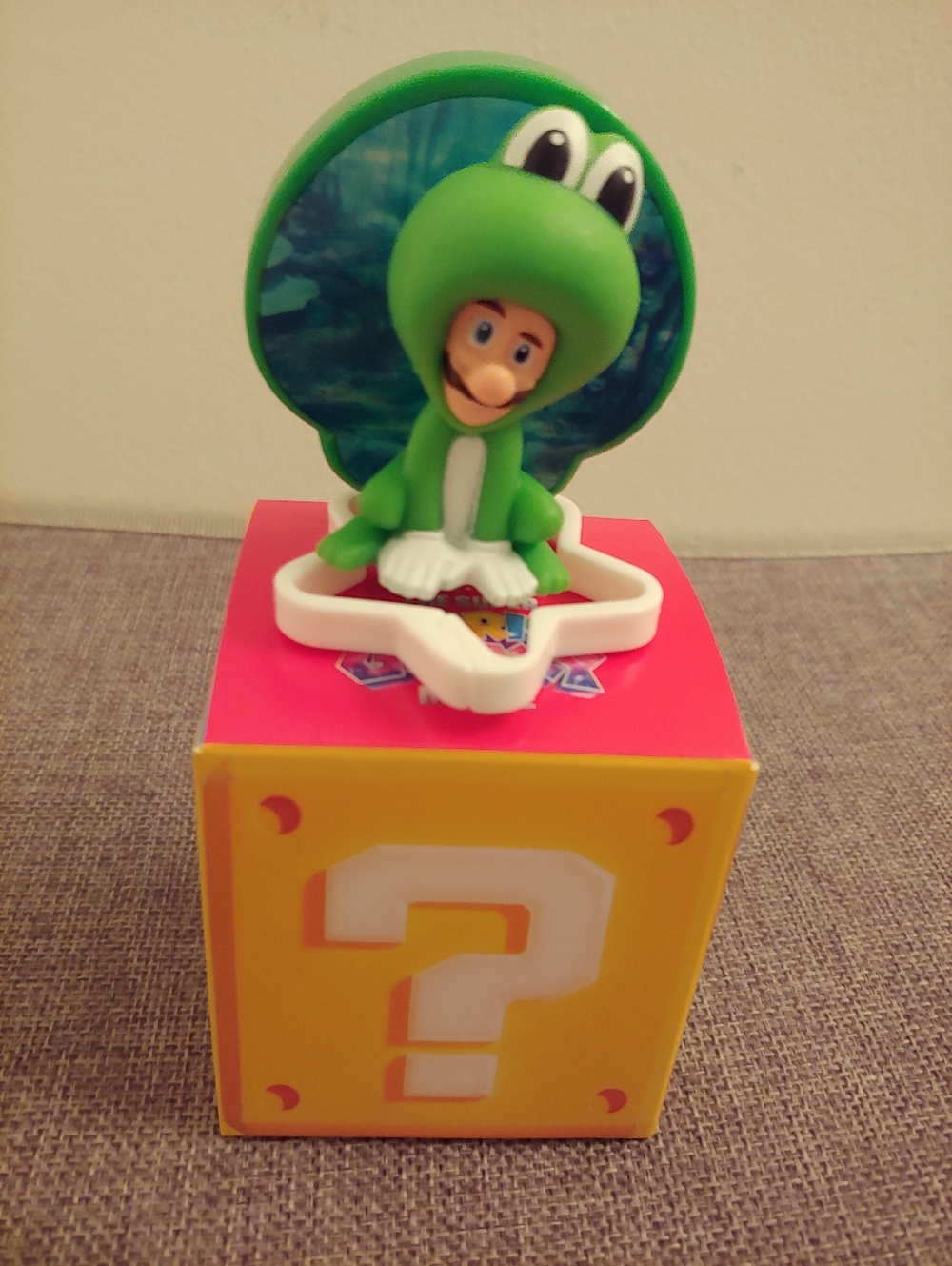 McDonald's 2026 Super Mario Galaxy Happy Meal Toy Super  #2 Frog Luigi